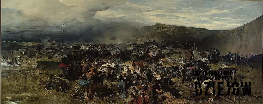 Odbicie jasyru, obraz Józefa Brandta (1878)