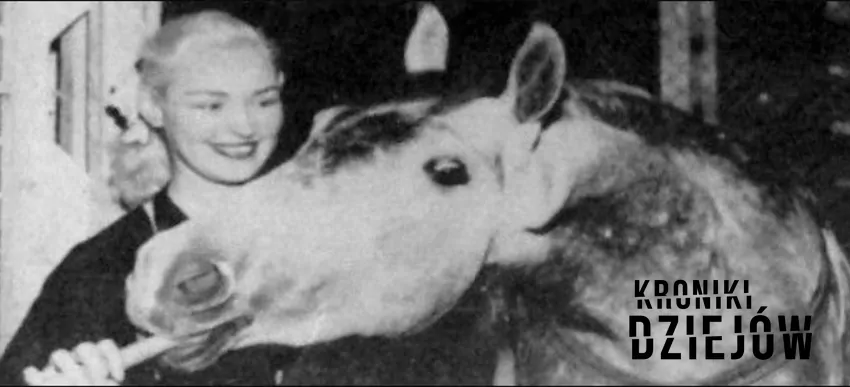Joan z ukochanym koniem, Belindą Joan Robinson