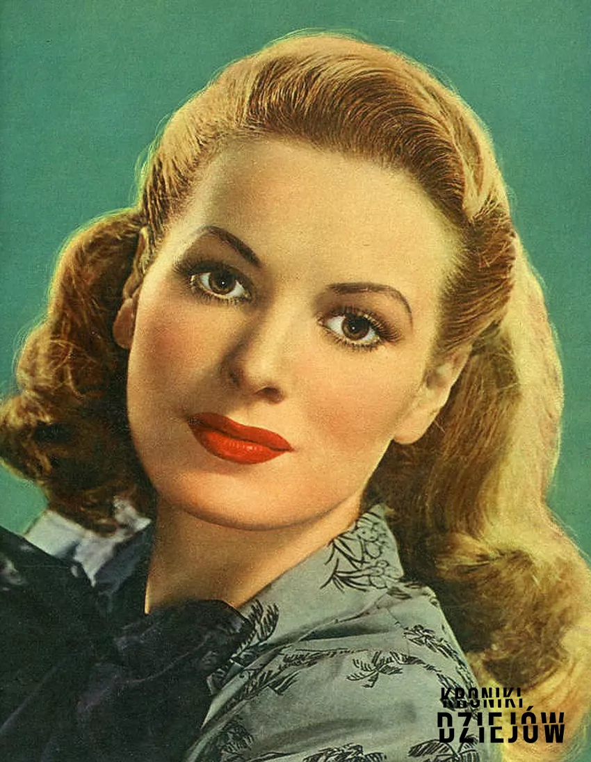 Maureen O'Hara, tzw. królowa Technicoloru, w 1945 roku, fot. domena publiczna Maureen O'Hara