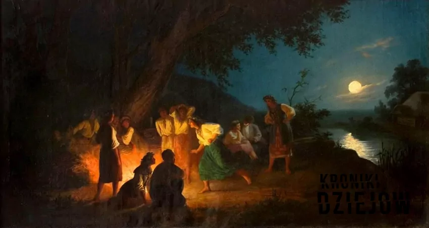 Noc Kupały, obraz Henryka Siemiradzkiego (1892), fot. domena publiczna/Wikipedia Noc Kupały, obraz Henryka Siemiradzkiego