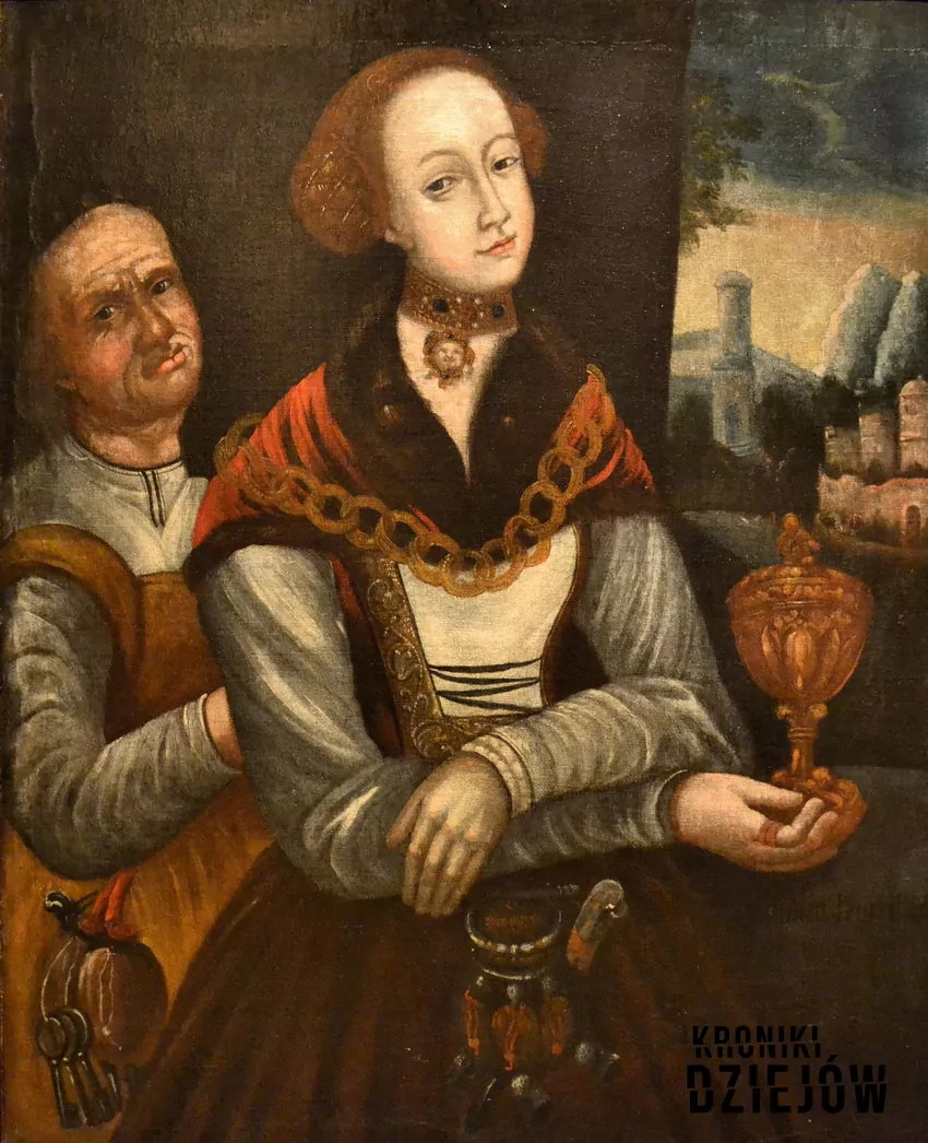 Podwójny portret Sydonii von Borck jako młodej i starej kobiety, autor nieznany, fot. domena publiczna/Wikipedia Podwójny portret Sydonii von Borck jako młodej i starej kobiety