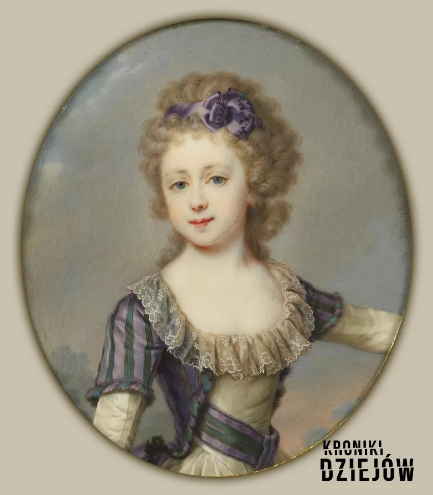 Maria Pawłowna jako dziecko na portrecie Dmitrija Lewickiego, fot. domena publiczna/Wikipedia Maria Pawłowna jako dziecko na portrecie Dmitrija Lewickiego