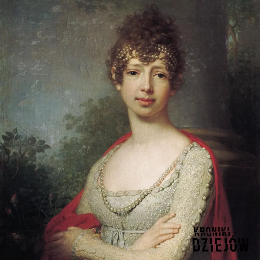 Maria Pawłowna na portrecie Władimira Borowikowskiego, fot. domena publiczna/Wikipedia Maria Pawłowna na portrecie Władimira Borowikowskiego