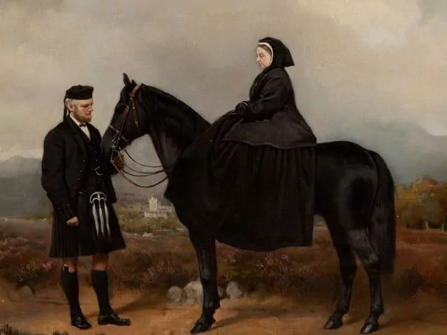 Królowa Wiktoria i John Brown
