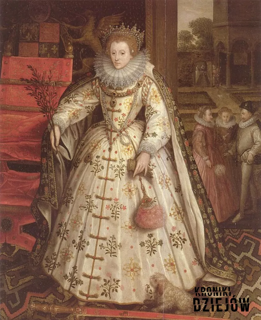 Elżbieta I w wieku podeszłym na portrecie Marcusa Gheeraertsa Starszego, fot. domena publiczna/Wikipedia Elżbieta I w wieku podeszłym na portrecie Marcusa Gheeraertsa Starszego