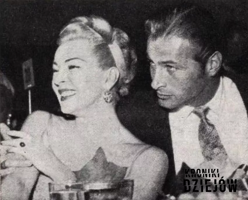 Lex Barker z żoną, aktorką Laną Turner w 1954 roku, fot. domena publiczna Lex Barker i Lana Turner w 1954 r.