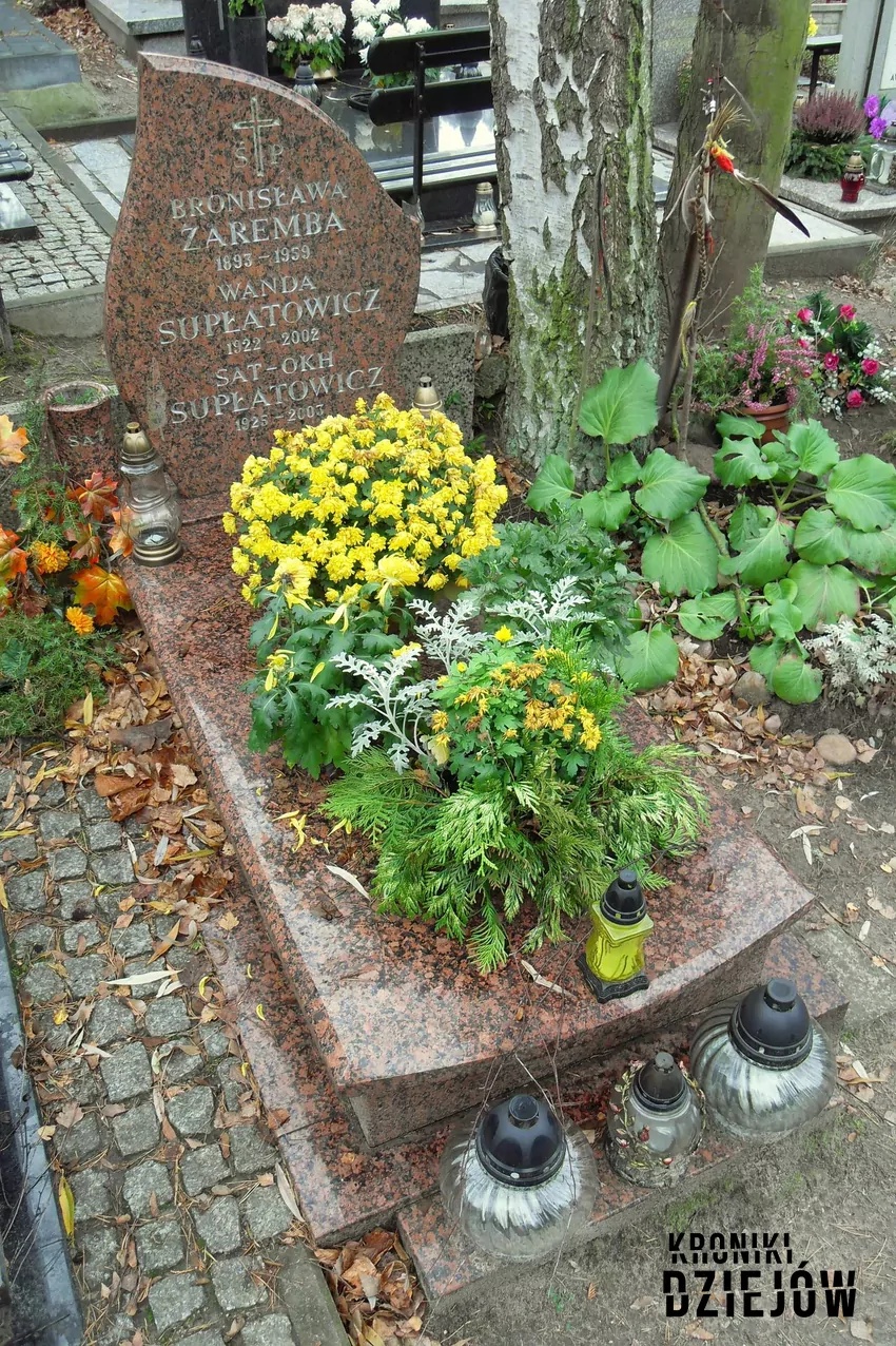 Grób Sat-Okha (Stanisława Supłatowicza) na gdańskim Cmentarzu Srebrzysko
