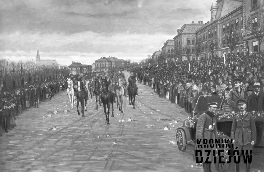 Wkroczenie wojsk polskich do Cieszyna w lutym 1919, fot. domena publiczna/Wikipedia Wkroczenie wojsk polskich do Cieszyna w lutym 1919
