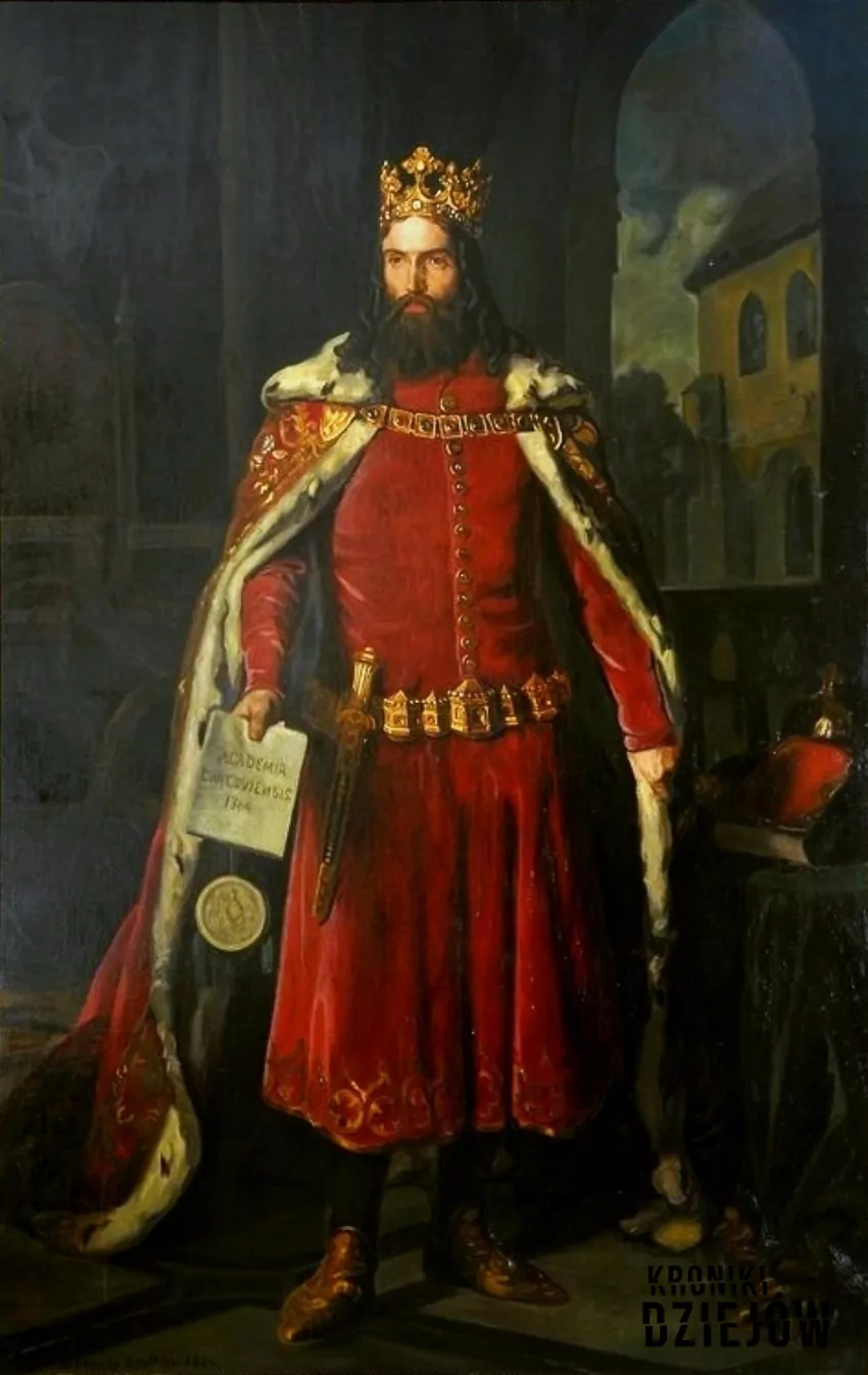 Kazimierz Wielki, obraz Leopolda Löfflera (1864)