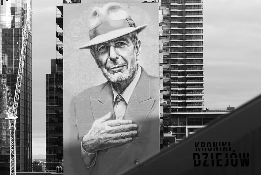 Mural Leonarda Cohena w Montrealu
