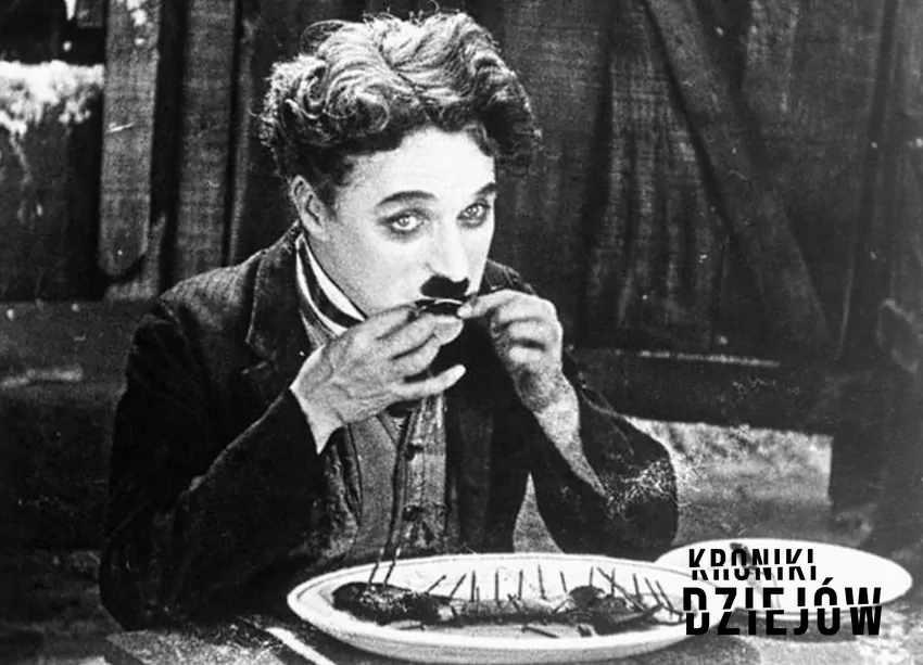 Kadr z filmu "Gorączka złota" Chaplina