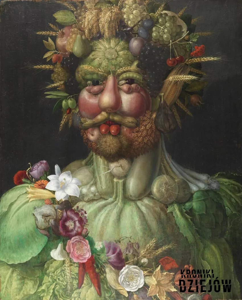 Rudolf II jako Wertumnus, obraz Giuseppe Arcimbolda