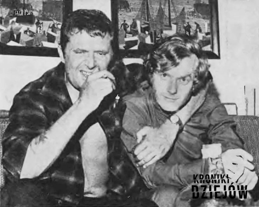 Marek Hłasko i Krzysztof Komeda (1968)