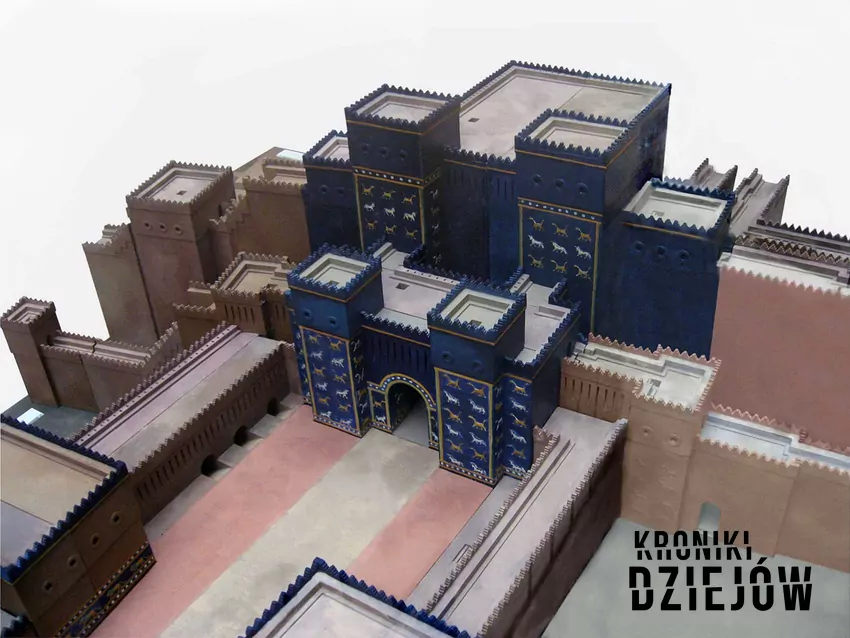 Diorama z Muzeum Pergamońskiego w Berlinie przedstawia babilońską bramę Isztar - fot. domena publiczna 5 najstarszych cywilizacji świata, czyli lista pierwszych odkrytych wielkich cywilizacji na świecie
