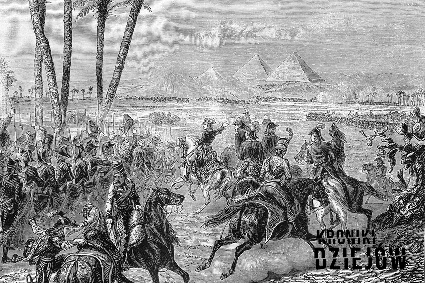 Wyprawa Napoleona do Egiptu - fot. domena publiczna Wyprawa Napoleona do Egiptu i wydarzenia z tym związane, a także dokładna data, przyczyny i przebieg