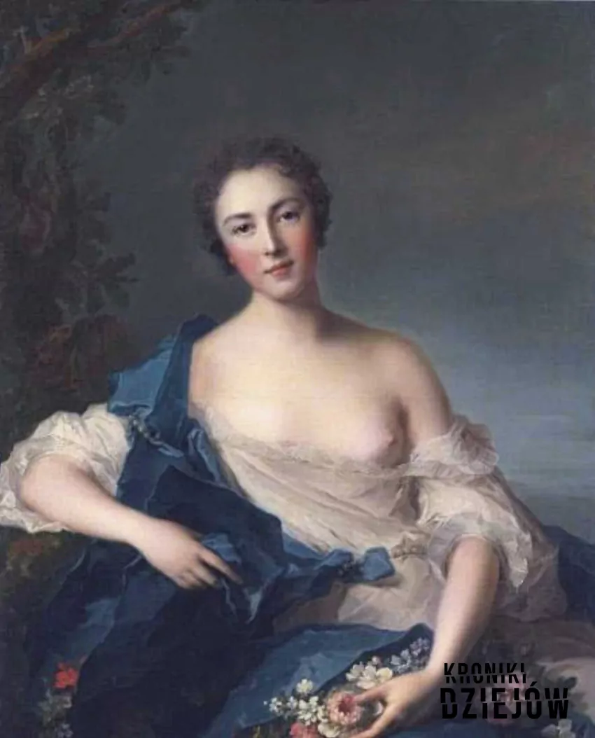 Portret Pauline Felicite de Ventimille - fot. domena publiczna Faworyty i kochanki króla Ludwika XV, czyli najbardziej znane kochanki króla Francji i ich wpływ na politykę