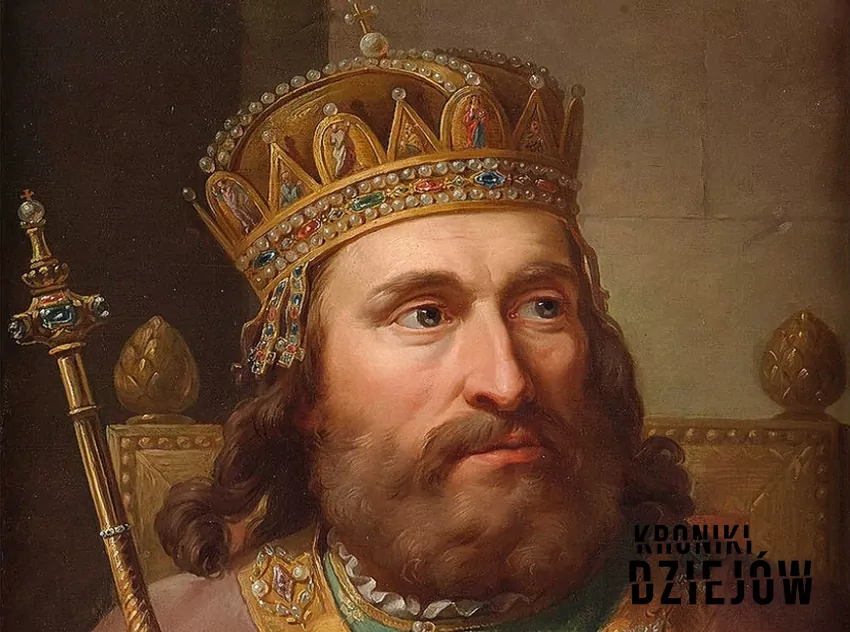 Ludwik Węgierski krok po kroku, czyli Król Polski i Węgier, biografia, rodzina, podboje, polityka zagraniczna - fot. domena publiczna Ludwik Węgeirski Andegaweńczyk na obrazie Bacciarellego w Poczcie Królów Polskich, a także biografia, rodzina, podboje oraz polityka zagraniczna