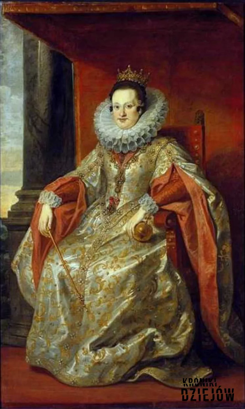 Konstancja Habsburżanka. Młodsza siostra pierwszej żony Zygmunta III. Ich małżeństwo trwało 26 lat - fot. domena publiczna Dzieci Zygmunta III Wazy, czyli potomstwo króla, żony króla Polski oraz informacje o losach potomków