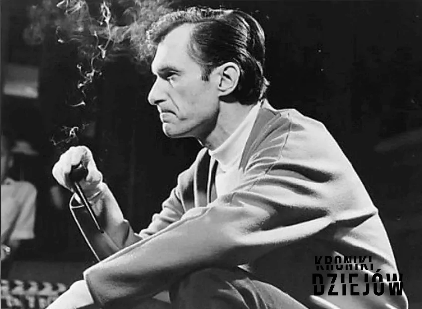 Hugh Hefner w 1966 roku - fot. domena publiczna Życie Hugh Hefnera, czyli jak żył twórca Playboya Hugh Hefner krok po kroku