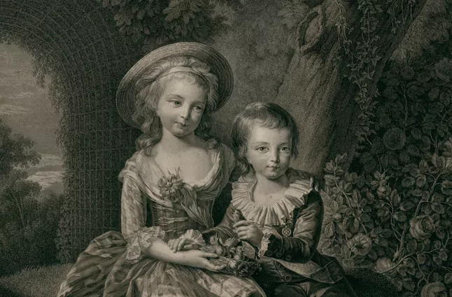 Maria Teresa z bratem