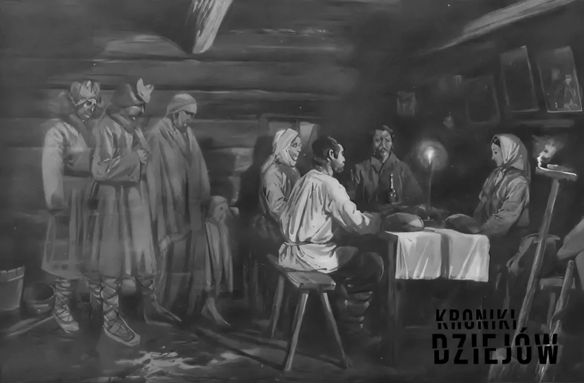 Dziady na Białorusi, ilustracja Stanisława Bagieńskiego (1904), fot. domena publiczna/Wikipedia Dziady na Białorusi, ilustracja Stanisława Bagieńskiego (1904)