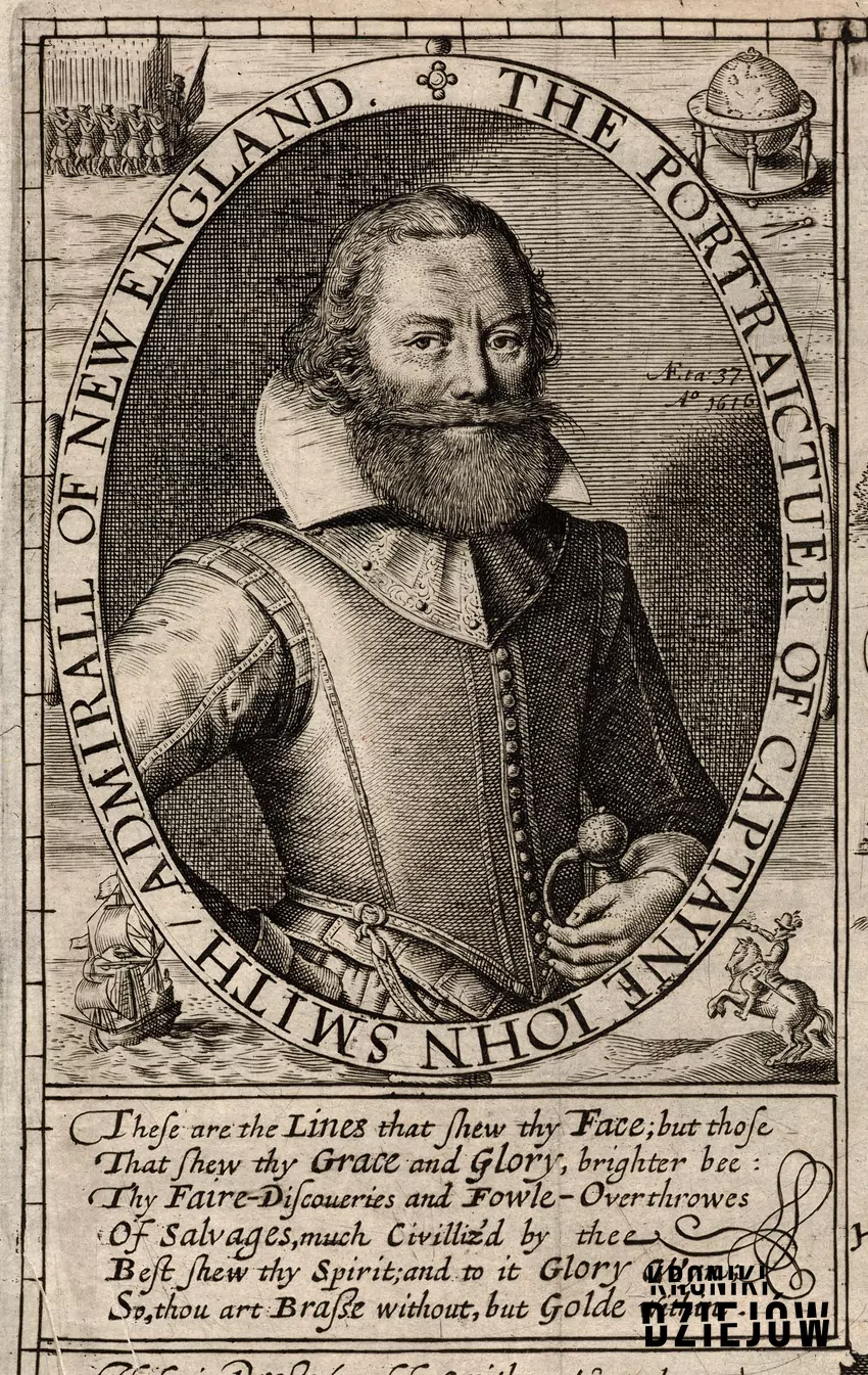John Smith, ilustracja z 1624 roku