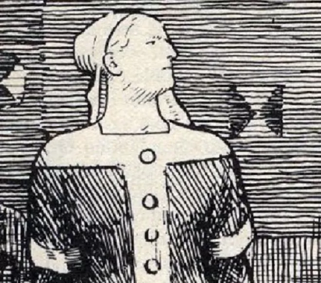 Świętosława, córka Kazimierza Wielkiego i żona Bolesława Chrobrego, żona Eryka Zwycięzkiego na obrazie Olafa Werenskiolda