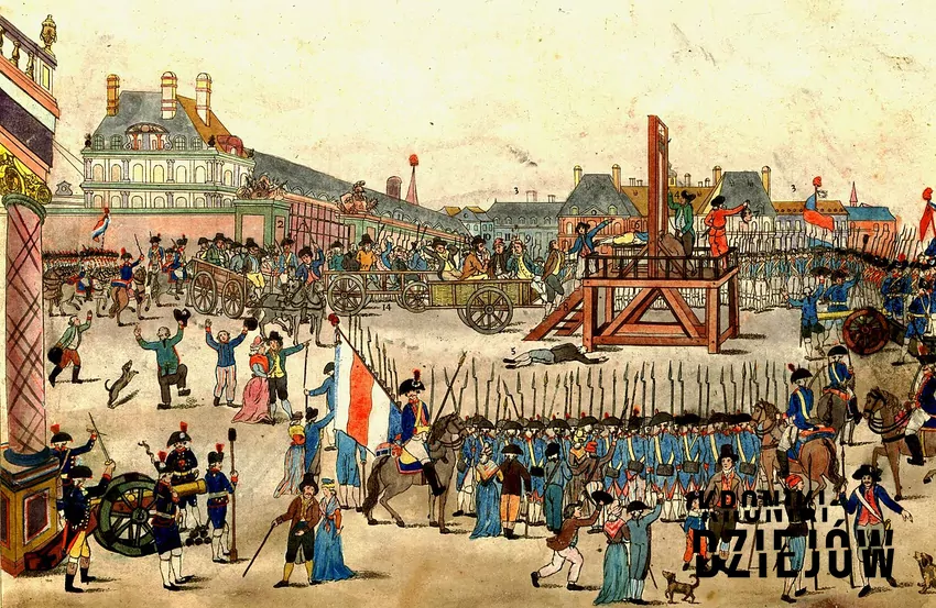 Jakobini - przyczyny ich powstania, głowne cele oraz historia i działania we Francji - fot. domena publiczna Jakobini rozpętali rewolucję ze wzlględu na szczytne cele, jednak przypłacili za to życiem - Egzekujca przywódców Jakobinów