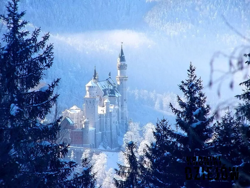 Zamek Neuschwanstein zimą