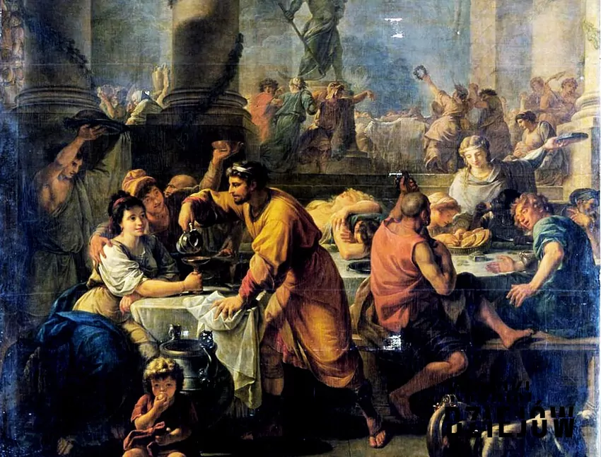 W starożytnym Rzymie Saturnalia były najhuczniejszym świętem. (domena publiczna) Saturnalia - obraz