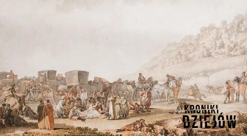 Śmierć Potiomkina na obrazie Michaiła Matwiejewicza Iwanowa (1791), fot. domena publiczna/Wikipedia Śmierć Potiomkina na obrazie Michaiła Matwiejewicza Iwanowa (1791)