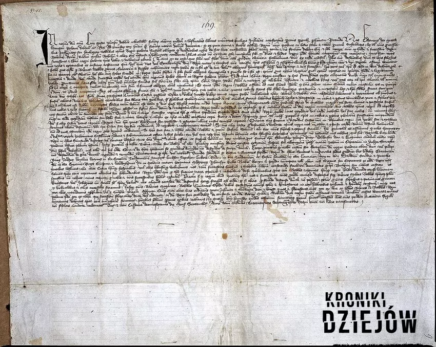 Rękopis przywileju koszyckiego, który umożliwiał córkom Ludwika dziedziczenie polskiego i węgierskiego tronu - fot. domena publiczna Przywilej koszycki, który ogłosił Ludwik Węgierski, król Polski, informacje, życiorys, biografia oraz najważniejsze daty