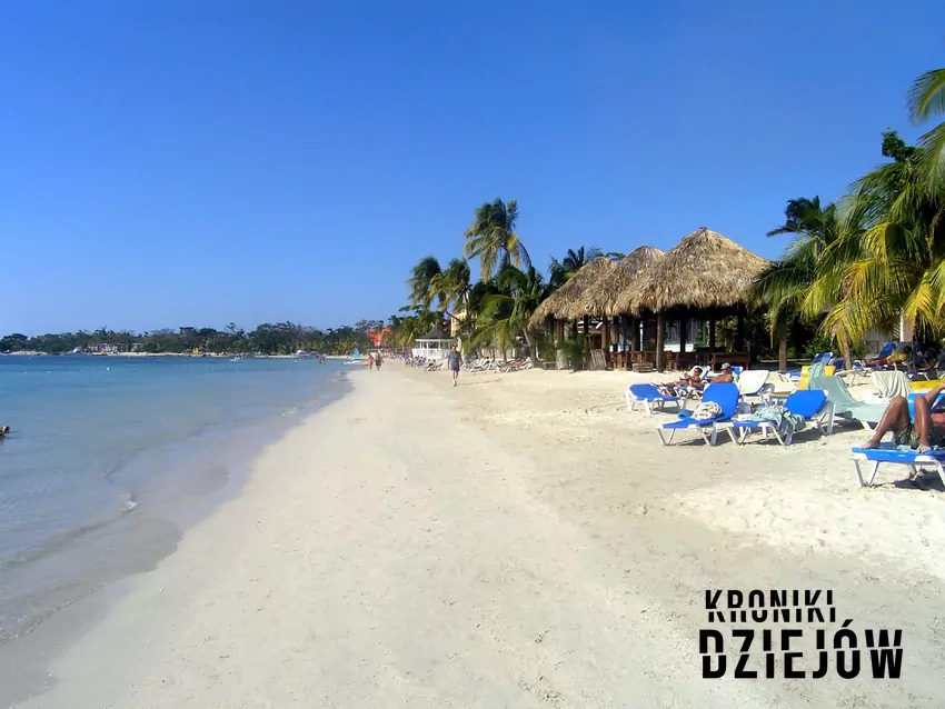 Część plaży należąca do Sandals Resorts, Negril Sandals Resorts