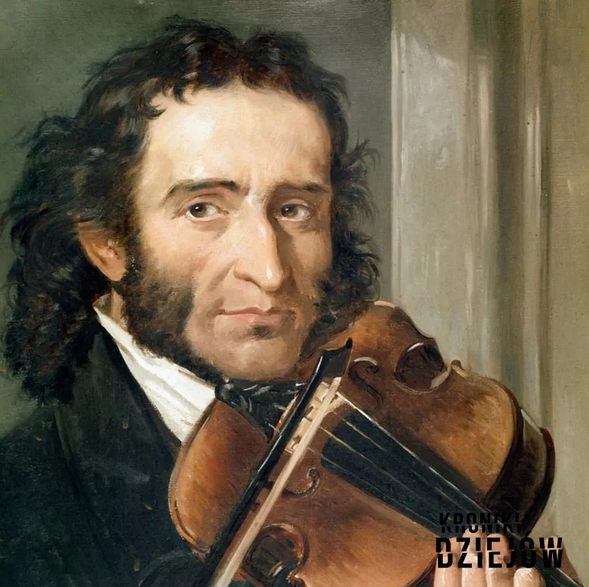 Niccolò Paganini na portrecie Andrea Cefaly'ego