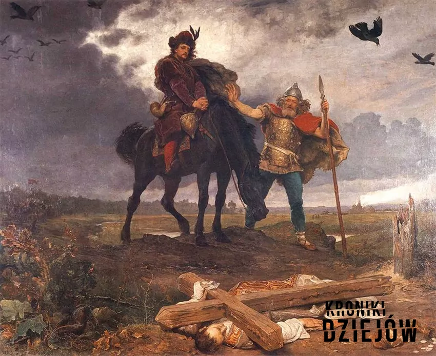 „Kazimierz Odnowiciel wracający do Polski", obraz Wojciecha Gersona z 1893 roku - fot. domena publiczna Reformy Kazimierza Odnowiciela krok po kroku, czyli zmiany w państwie polskim za czasów Odnowiciela