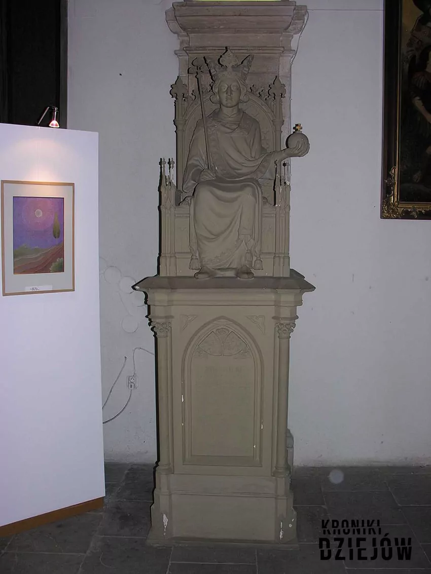Pomnik Wacława III w podziemiach katedry w Ołomuńcu – fot. Bonio, lic. CC BY 2.5 Wacław III i jego historia, czyli królowanie w Czechach, daty panowania, królewstwa, polityka zagraniczna