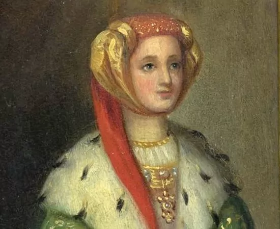 Fragment obrazu Marcelego Krajewskiego przedstawiający Helenę Iwanowną, ok. 1870 r. (domena publiczna) Helena Iwanowna