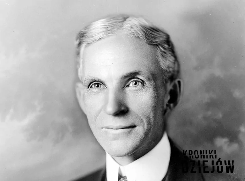 Henry Ford w 1919 roku - fot. domena publiczna Henry Ford i jego wyjątkowy życiorys, czyli ciekawostki, dokonania, samochody i uruchomienie fabryki Forda
