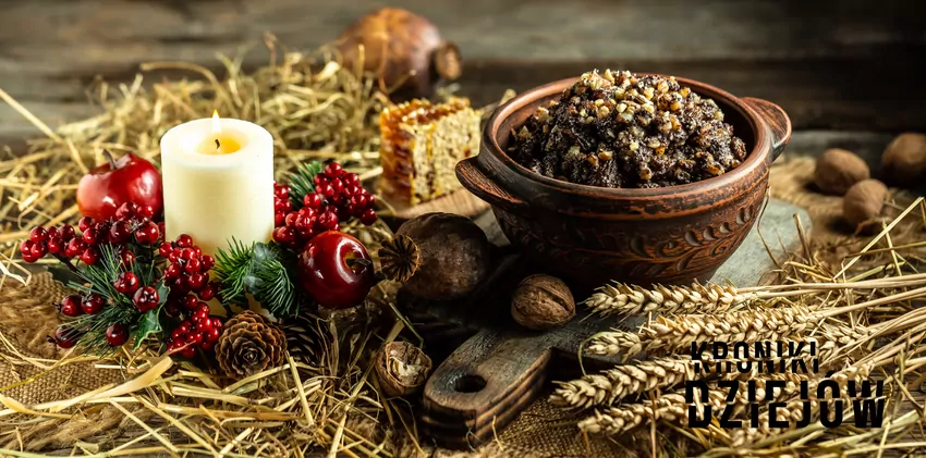 Kutia to jedno z wielu tradycyjnych potraw, które robiono na Wigilię Kutia w misce