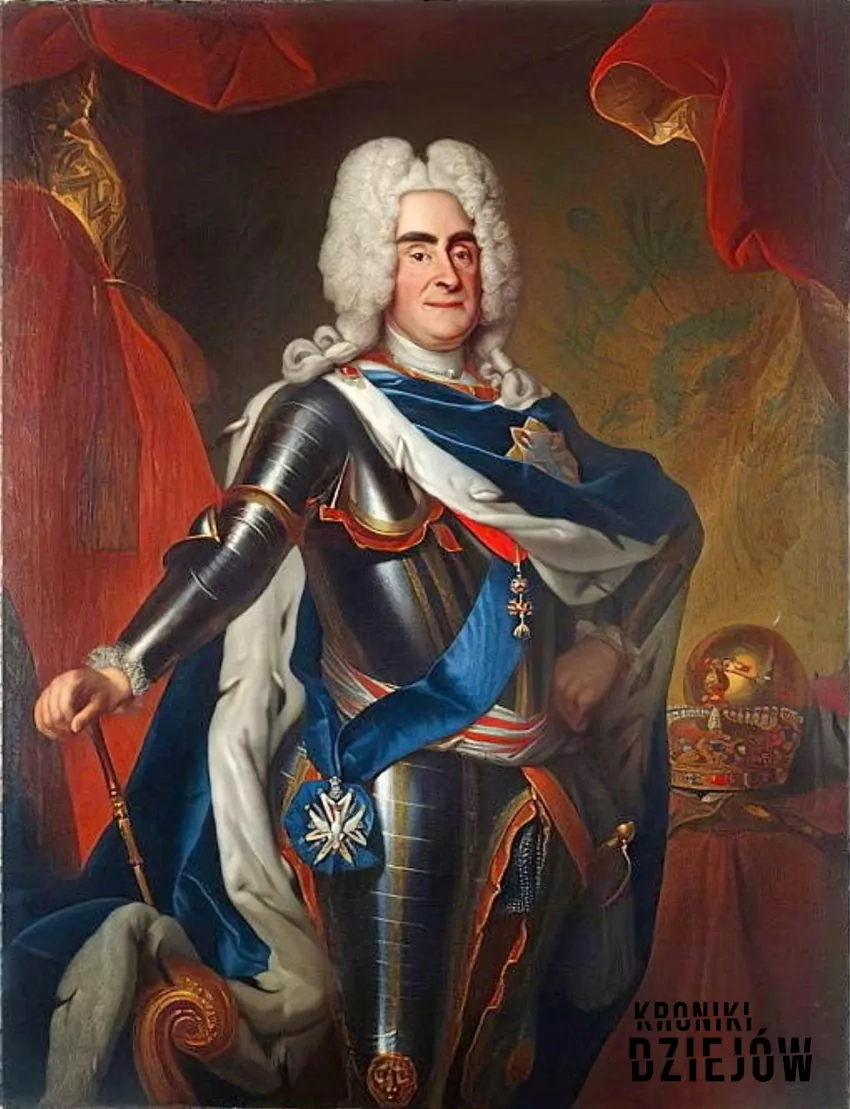 Portret króla Agusta II Mocnego autorstwa Louisa de Silvestre'a