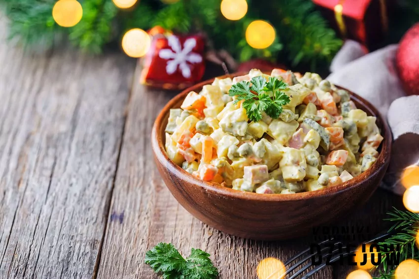 Sałatka jarzynowa w miseczce