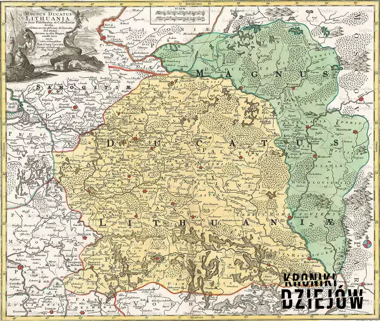 Ilustracja historia Litwy