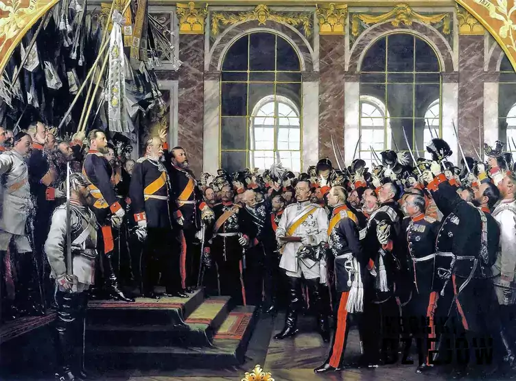 Ilustracja historia Niemiec
