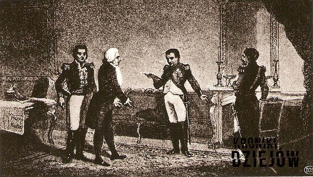 Cesarz Napoleon Bonaparte w Berlinie w 1806 r., życie i twórczość Józefa Wybickiego, działalność polityczna Józefa Wybickiego