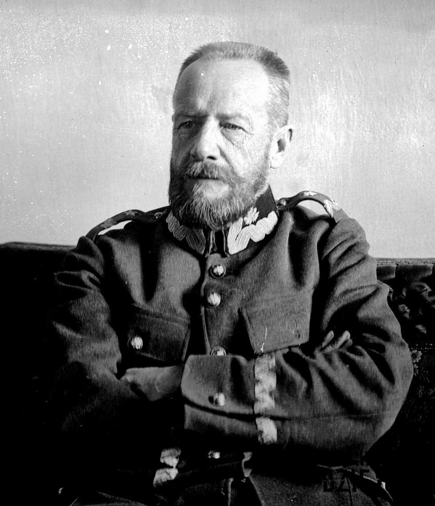 Portret Lucjana Żeligowskiego, gen. Lucjan Żeligowski w mundurze, jak wyglądał plan działania 